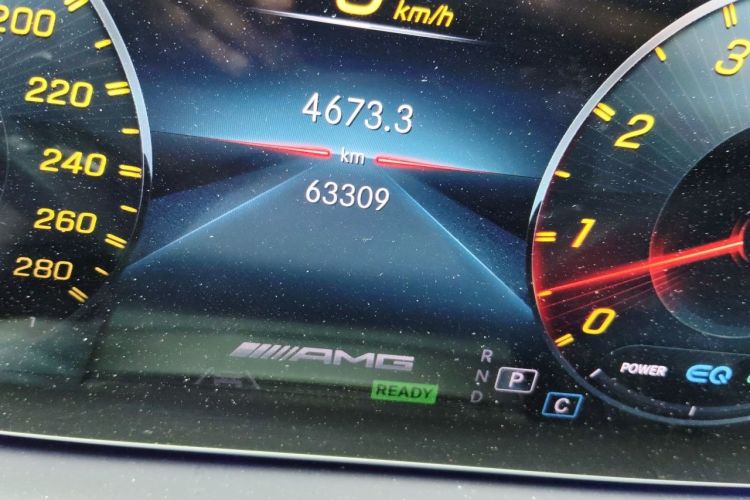 Used Mercedes-Benz GLE AMG 2020 AMG GLE 53 4MATIC+ Odometer Close Up