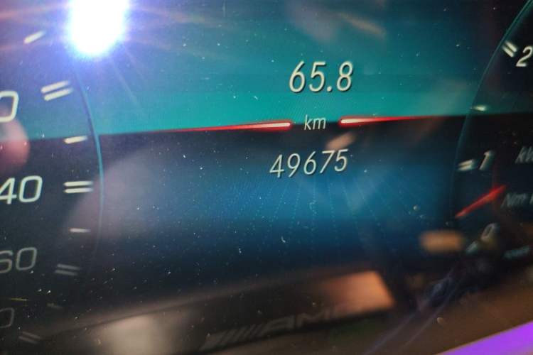 Used Mercedes-Benz GLE AMG 2020 AMG GLE 53 4MATIC+ Odometer Close Up