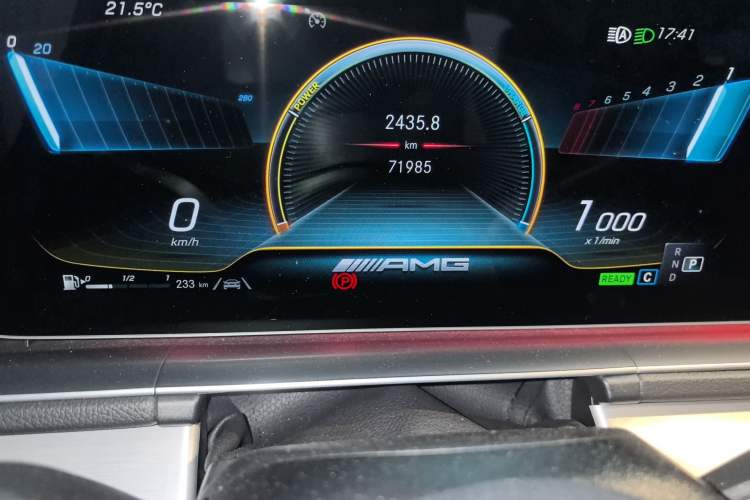 Used Mercedes-Benz GLE AMG 2020 AMG GLE 53 4MATIC+ Odometer Close Up