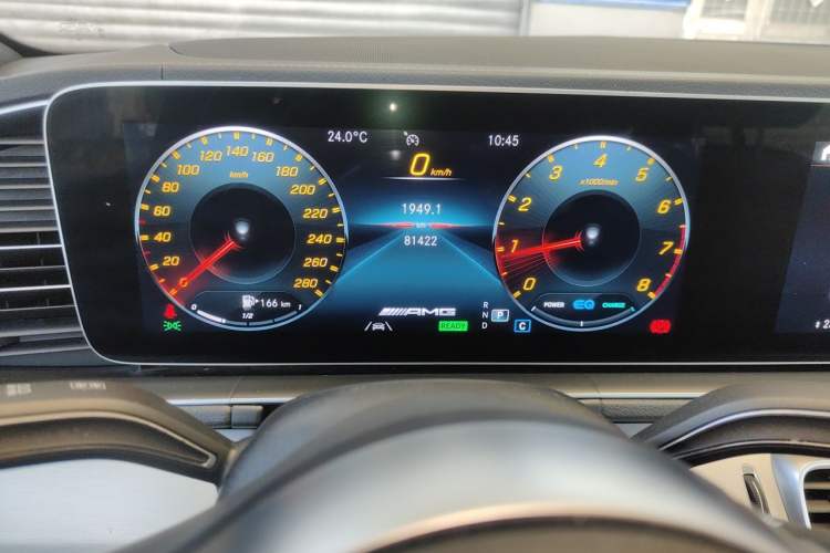 Used Mercedes-Benz GLE AMG 2020 AMG GLE 53 4MATIC+ Odometer Close Up
