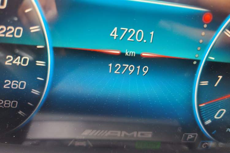 Used Mercedes-Benz GLE AMG 2020 AMG GLE 53 4MATIC+ Odometer Close Up