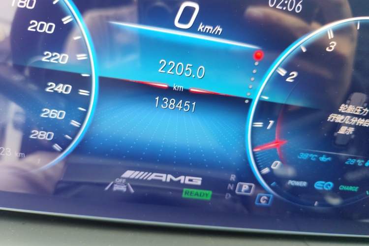 Used Mercedes-Benz GLE AMG 2020 AMG GLE 53 4MATIC+ Odometer Close Up
