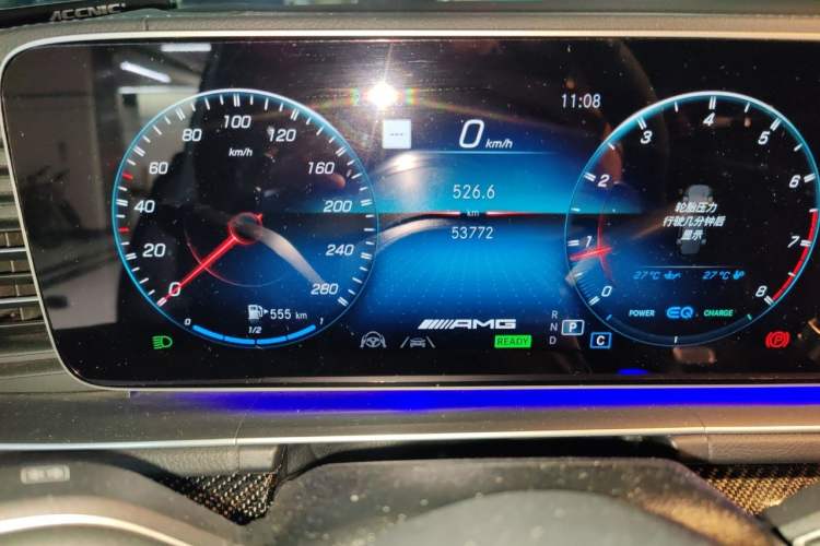 Used Mercedes-Benz GLE AMG  Odometer Close Up