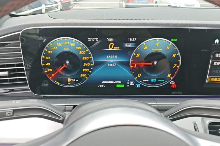 Used Mercedes-Benz GLE AMG 2022 AMG GLE 53 4MATIC+ Odometer Close Up
