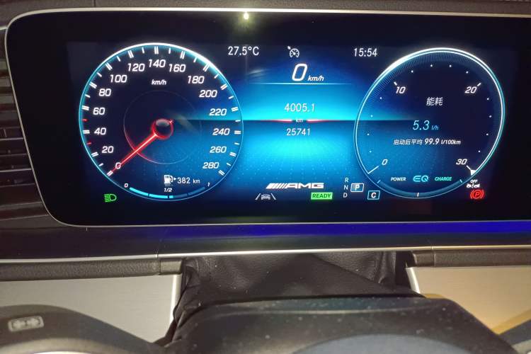 Used Mercedes-Benz GLE AMG 2022 AMG GLE 53 4MATIC+ Odometer Close Up