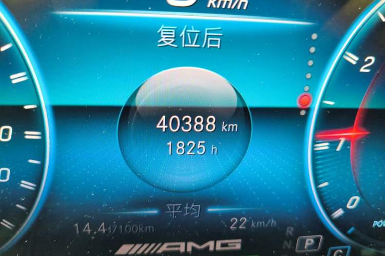 Used Mercedes-Benz GLE AMG 2022 AMG GLE 53 4MATIC+ Odometer Close Up