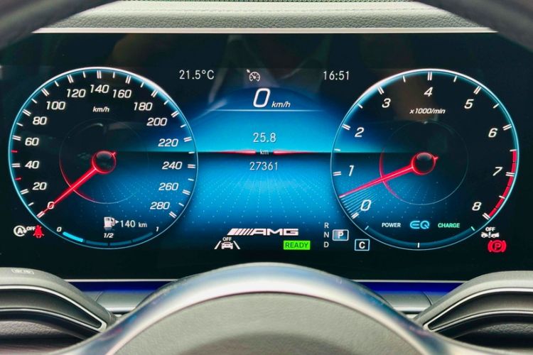 Used Mercedes-Benz GLE AMG 2022 AMG GLE 53 4MATIC+ Odometer Close Up