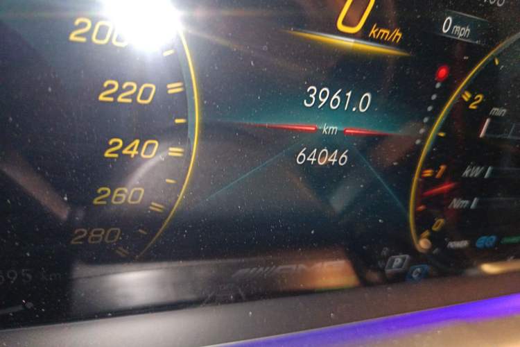 Used Mercedes-Benz GLE AMG 2022 AMG GLE 53 4MATIC+ Odometer Close Up