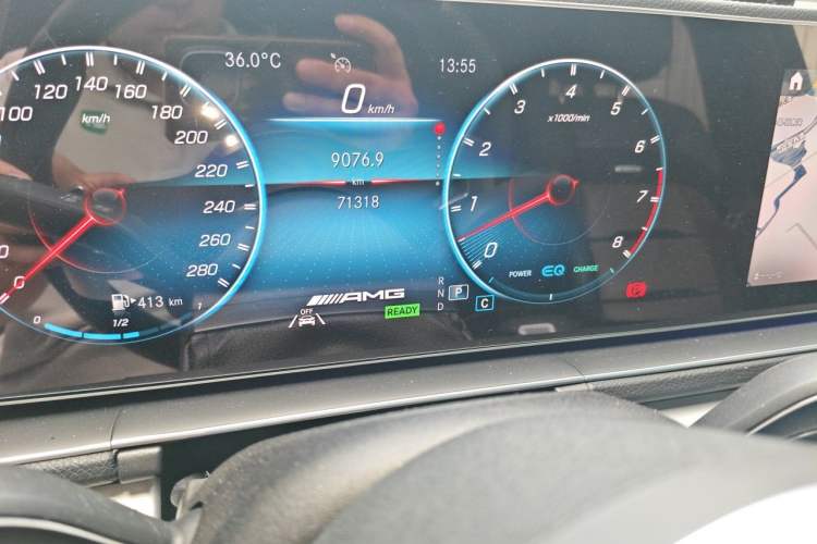 Used Mercedes-Benz GLE AMG 2022 AMG GLE 53 4MATIC+ Odometer Close Up