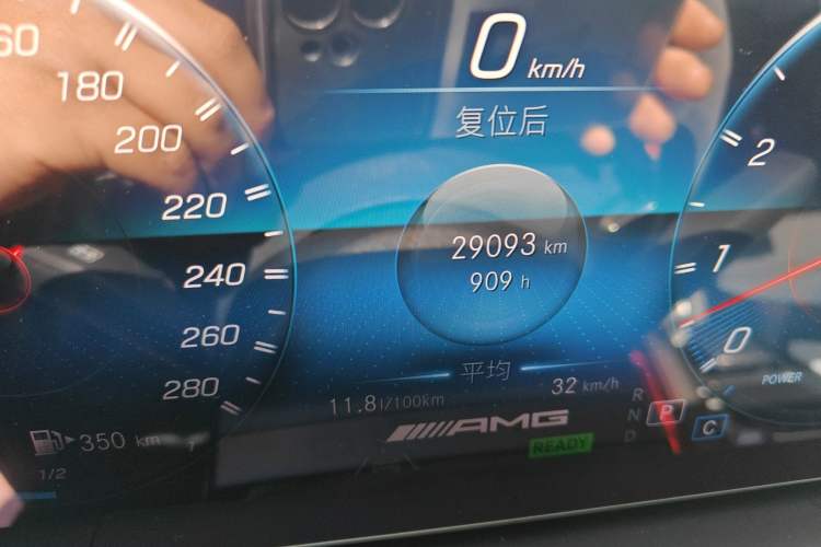 Used Mercedes-Benz GLE AMG 2022 AMG GLE 53 4MATIC+ Odometer Close Up