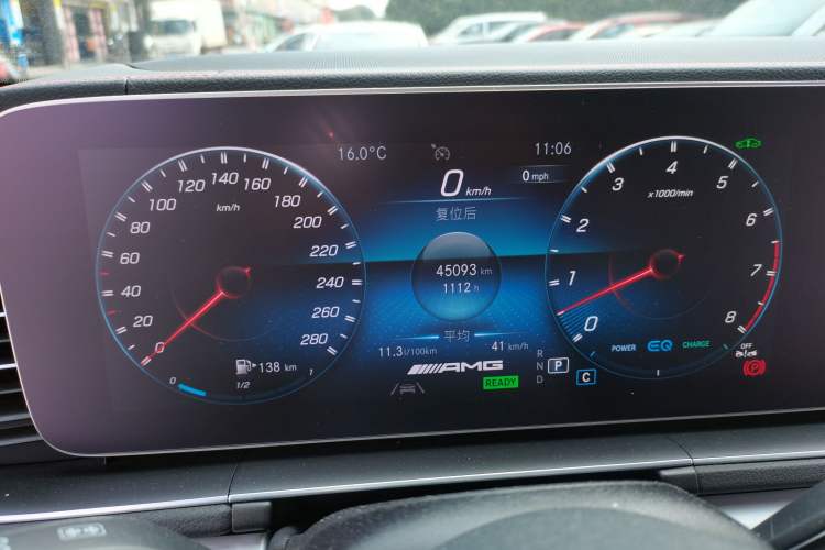 Used Mercedes-Benz GLE AMG 2022 AMG GLE 53 4MATIC+ Odometer Close Up