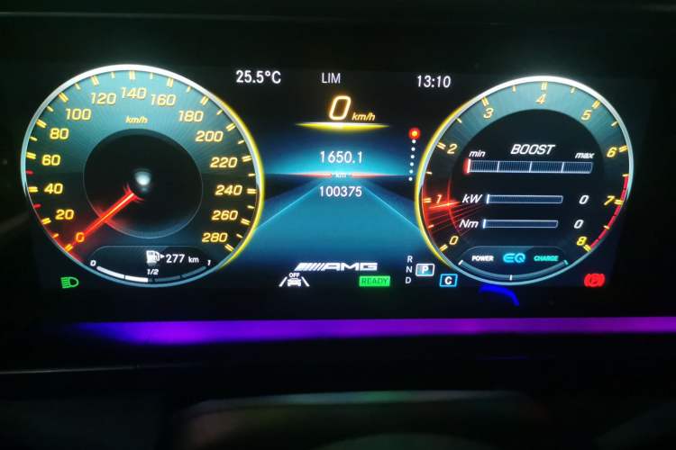 Used Mercedes-Benz GLE AMG 2022 AMG GLE 53 4MATIC+ Odometer Close Up