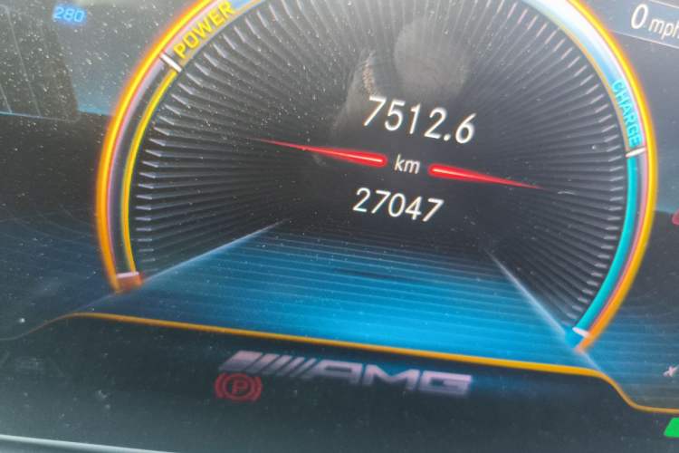 Used Mercedes-Benz GLE AMG 2022 AMG GLE 53 4MATIC+ Odometer Close Up