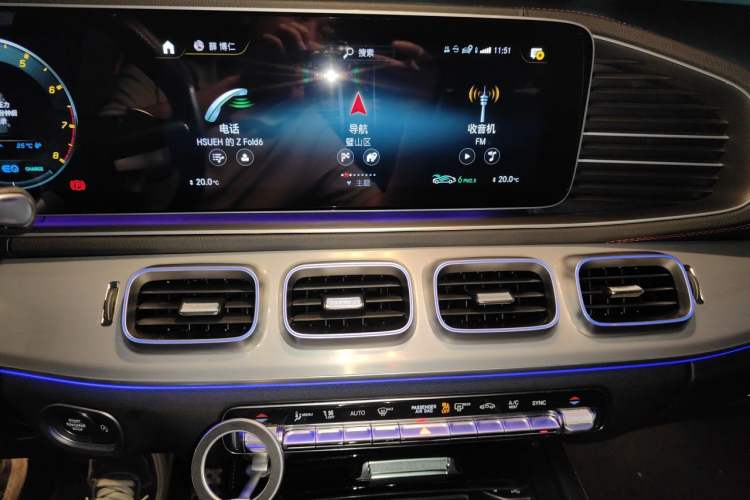 Used Mercedes-Benz GLE AMG 2022 AMG GLE 53 4MATIC+ Audio And AC Panel