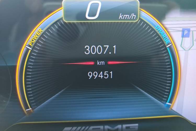 Used Mercedes-Benz GLE AMG 2022 AMG GLE 53 4MATIC+ Odometer Close Up