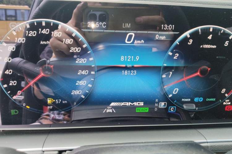 Used Mercedes-Benz GLE AMG 2023 AMG GLE 53 4MATIC+ Odometer Close Up