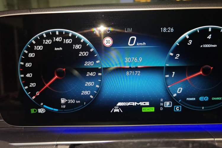 Used Mercedes-Benz GLE AMG 2023 AMG GLE 53 4MATIC+ 55th Anniversary Edition Odometer Close Up