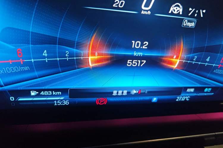 Used Mercedes-Benz GLE AMG 2024 AMG GLE 53 4MATIC+ Odometer Close Up