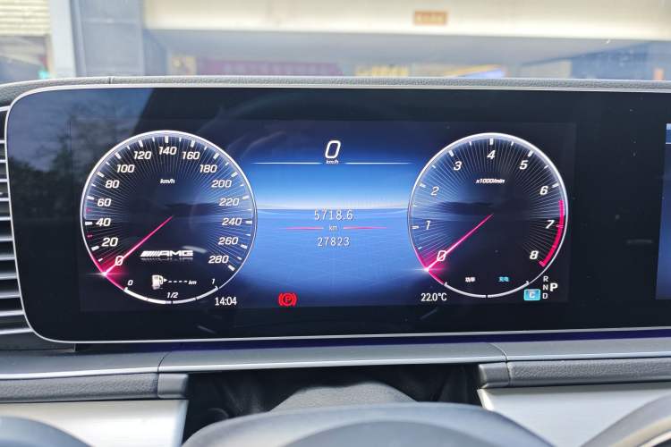 Used Mercedes-Benz GLE AMG 2024 AMG GLE 53 4MATIC+ Odometer Close Up