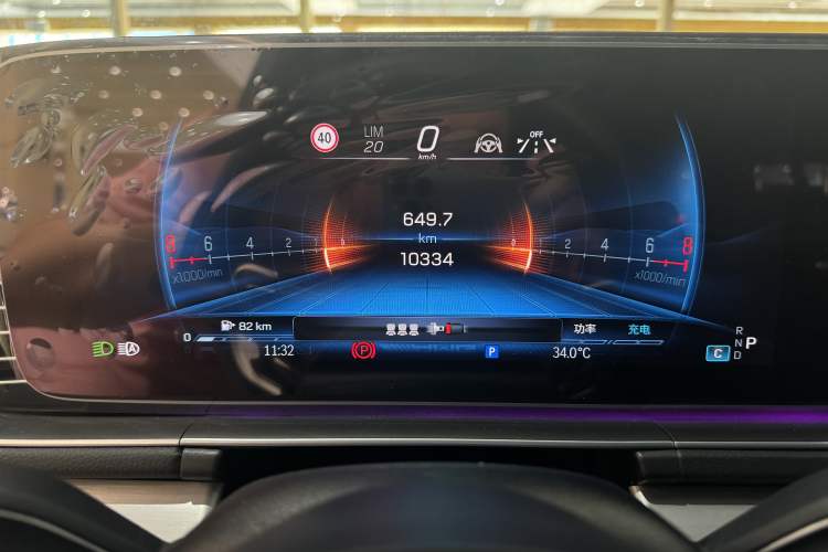 Used Mercedes-Benz GLE AMG 2024 AMG GLE 53 4MATIC+ Odometer Close Up