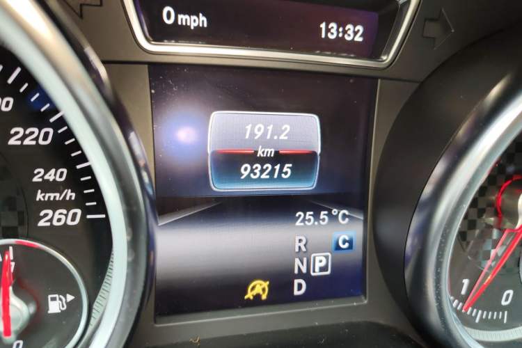 Used Mercedes-Benz GLE-Class 2015 GLE 450 AMG 4MATIC Coupe SUV Odometer Close Up