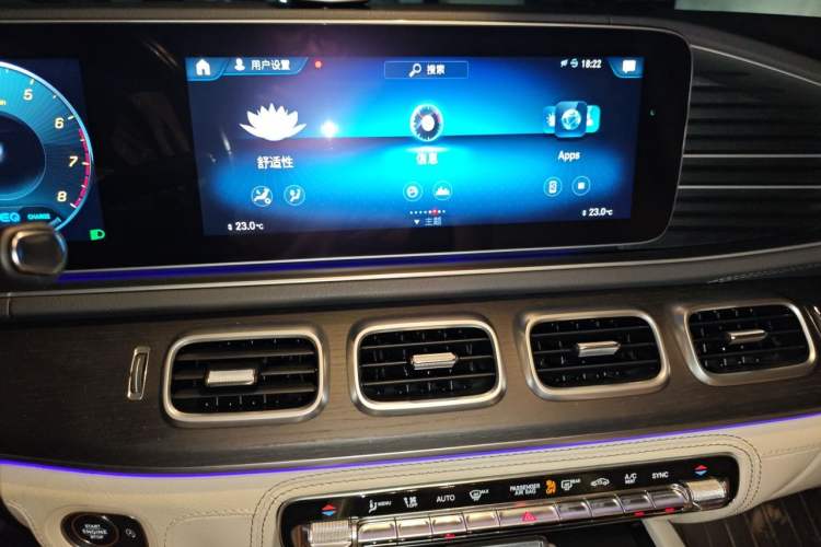 Used Mercedes-Benz GLE-Class 2019 GLE 450 U.S. specification Audio And AC Panel