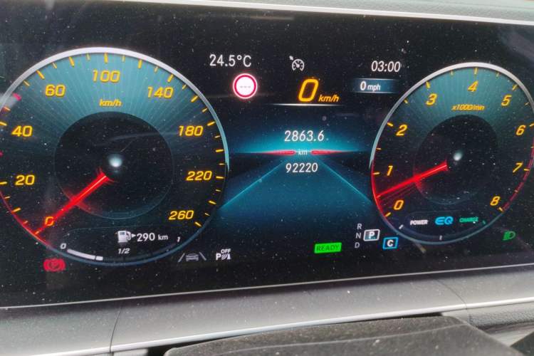Used Mercedes-Benz GLE-Class 2020 GLE 450 U.S. specification Odometer Close Up