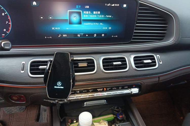 Used Mercedes-Benz GLE-Class 2020 GLE 350 U.S. specification Audio And AC Panel