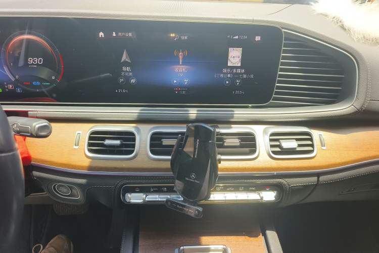 Used Mercedes-Benz GLE-Class 2020 GLE 450 U.S. specification Audio And AC Panel