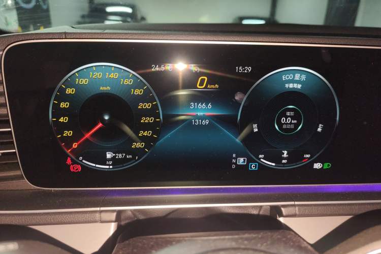 Used Mercedes-Benz GLE Coupe 2020 GLE 350 4MATIC Coupe SUV Luxury Model Odometer Close Up