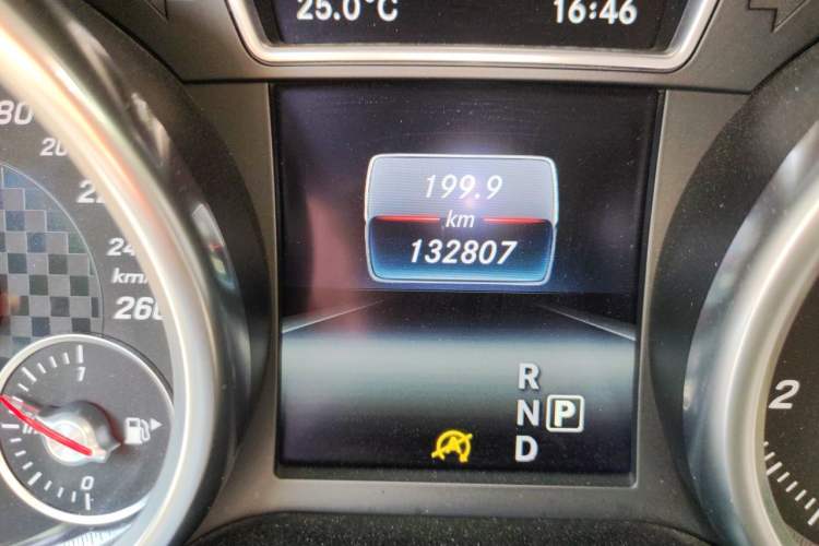 Used Mercedes-Benz GLE Coupe 2015 GLE 450 AMG 4MATIC Coupe SUV Odometer Close Up