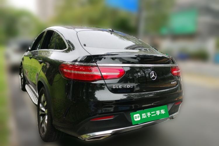 Used Mercedes-Benz GLE Coupe 2015 GLE 400 4MATIC Coupe SUV Rear Left 45 Deg