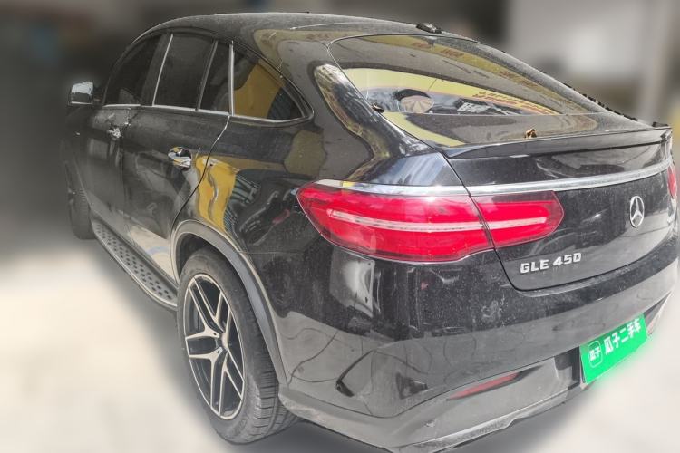 Used Mercedes-Benz GLE Coupe 2015 GLE 450 AMG 4MATIC Coupe SUV Rear Left 45 Deg