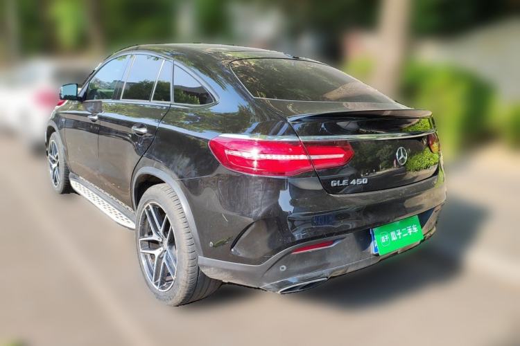 Used Mercedes-Benz GLE Coupe 2015 GLE 450 AMG 4MATIC Coupe SUV Rear Left 45 Deg