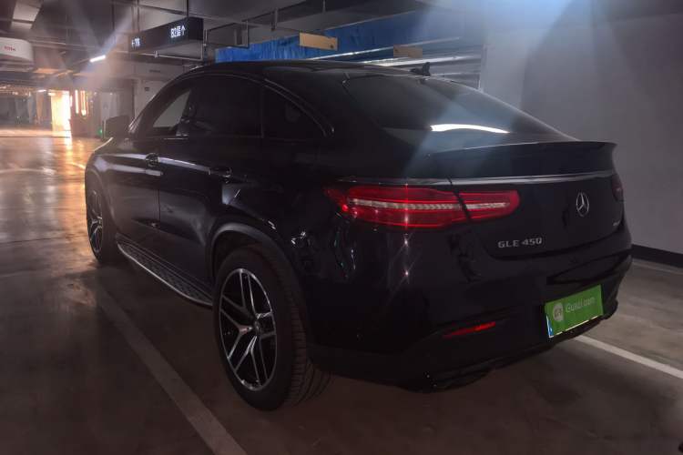 Used Mercedes-Benz GLE Coupe 2015 GLE 450 AMG 4MATIC Coupe SUV Rear Left 45 Deg