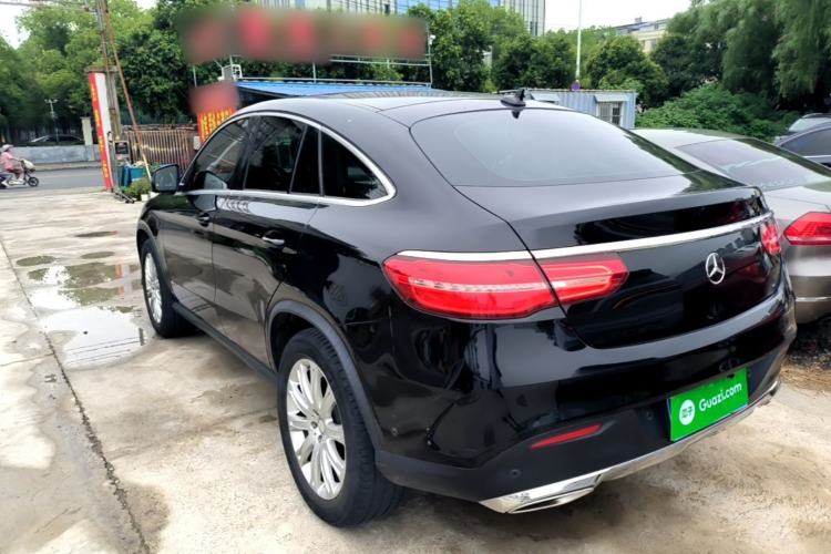 Used Mercedes-Benz GLE Coupe 2015 GLE 320 4MATIC Coupe SUV Rear Left 45 Deg