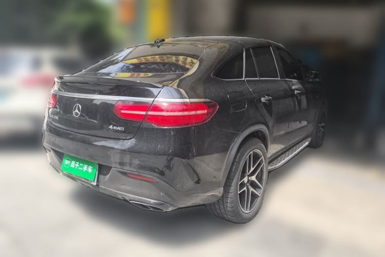 Used Mercedes-Benz GLE Coupe 2015 GLE 450 AMG 4MATIC Coupe SUV Rear Right 45 Deg
