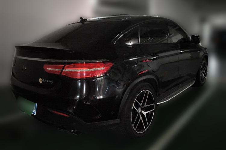 Used Mercedes-Benz GLE Coupe 2015 GLE 450 AMG 4MATIC Coupe SUV Rear Right 45 Deg