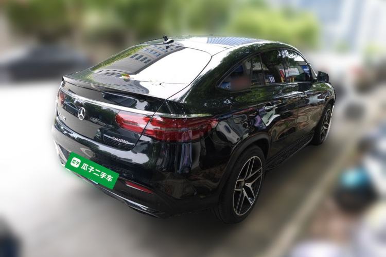 Used Mercedes-Benz GLE Coupe 2015 GLE 450 AMG 4MATIC Coupe SUV Rear Right 45 Deg
