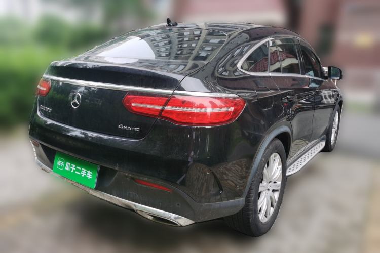 Used Mercedes-Benz GLE Coupe 2015 GLE 320 4MATIC Coupe SUV Rear Right 45 Deg