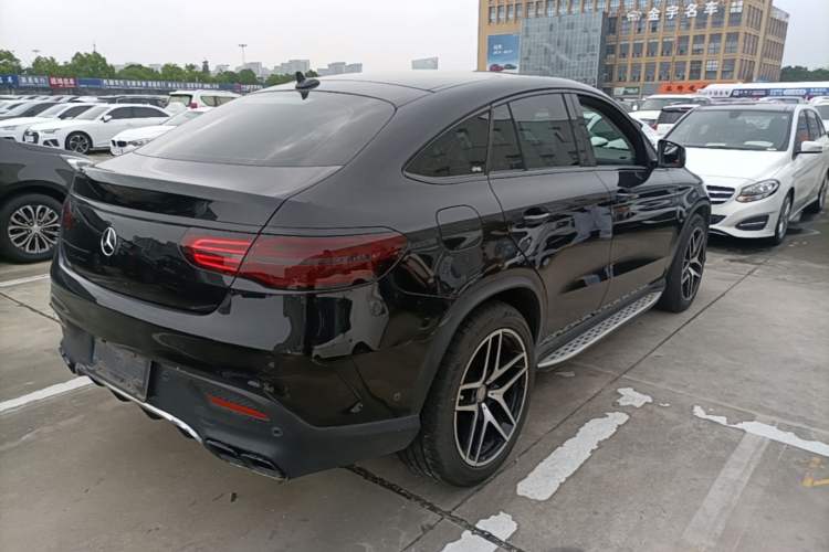 Used Mercedes-Benz GLE Coupe 2015 GLE 320 4MATIC Coupe SUV Rear Right 45 Deg