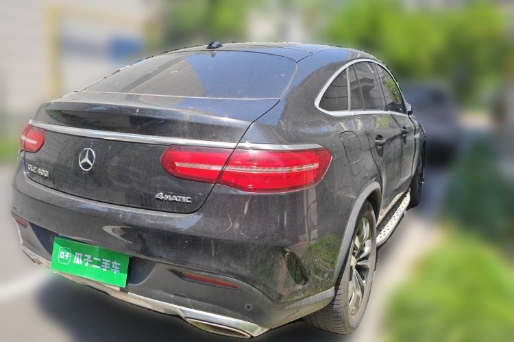 Used Mercedes-Benz GLE Coupe 2015 GLE 400 4MATIC Coupe SUV Rear Right 45 Deg