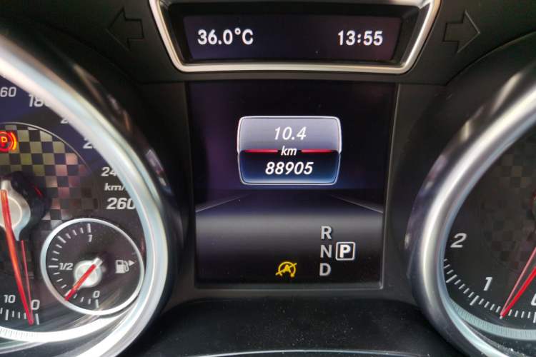 Used Mercedes-Benz GLE Coupe 2015 GLE 450 AMG 4MATIC Coupe SUV Odometer Close Up
