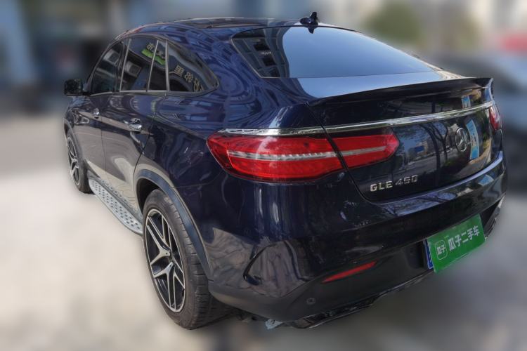 Used Mercedes-Benz GLE Coupe 2015 GLE 450 AMG 4MATIC Coupe SUV Rear Left 45 Deg