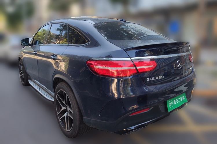 Used Mercedes-Benz GLE Coupe 2015 GLE 450 AMG 4MATIC Coupe SUV Rear Left 45 Deg