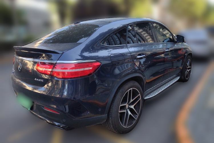 Used Mercedes-Benz GLE Coupe 2015 GLE 450 AMG 4MATIC Coupe SUV Rear Right 45 Deg