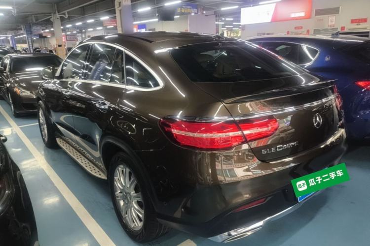 Used Mercedes-Benz GLE Coupe 2015 GLE 320 4MATIC Coupe SUV Rear Left 45 Deg