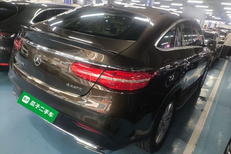 Used Mercedes-Benz GLE Coupe 2015 GLE 320 4MATIC Coupe SUV Rear Right 45 Deg