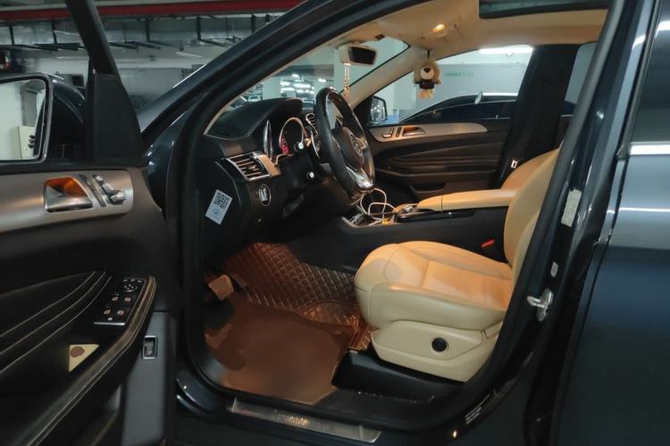 Used Mercedes-Benz GLE Coupe 2015 GLE 320 4MATIC Coupe SUV Left Front Seat
