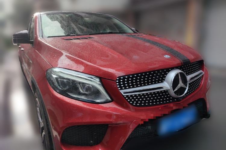 Used Mercedes-Benz GLE Coupe 2015 GLE 450 AMG 4MATIC Coupe SUV Front Right 45 Deg
